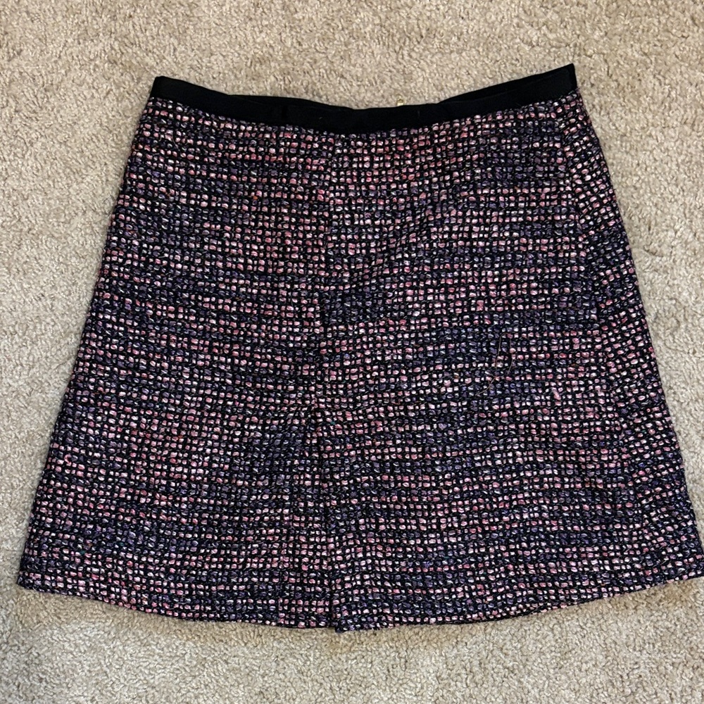 H&M A-Line Tweed Skirt - Purple and Pink